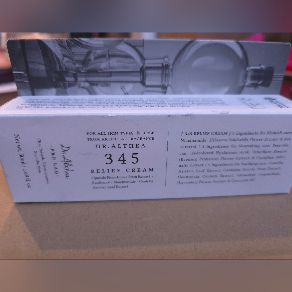 Dr. Althea 345 Relief Cream Product Listing,The cream uses a 3-4-5 system